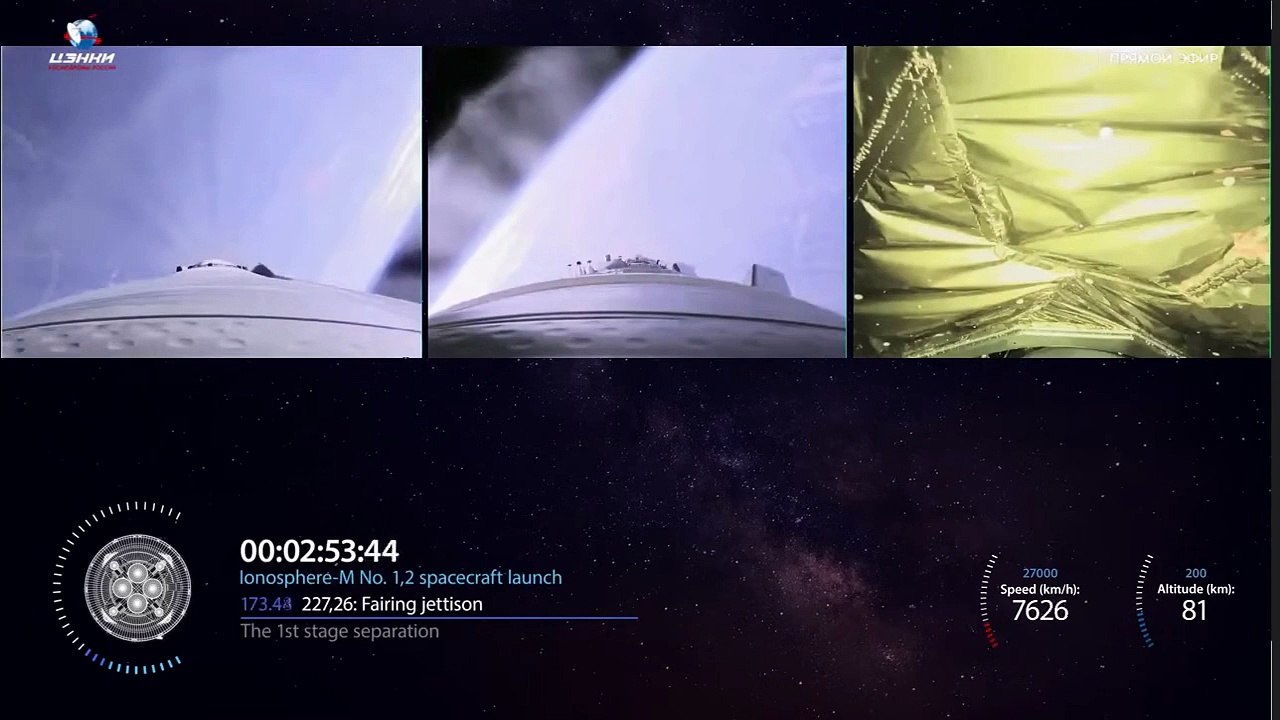 Blastoff! Russia launches 53 rideshare satellites, including pair from Iran