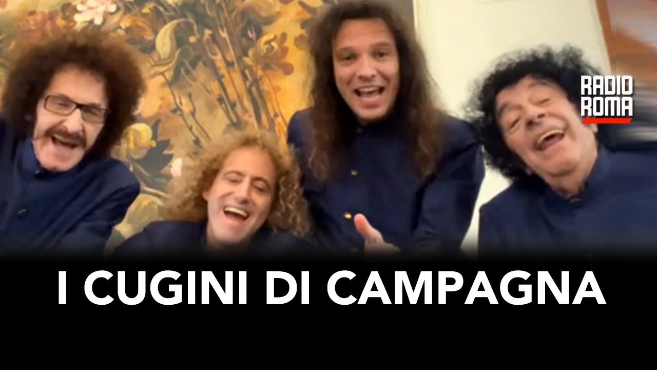 I Cugini di Campagna in collegamento da Sanremo