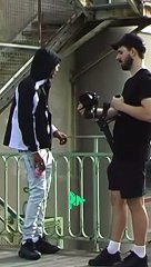 Freeze Corleone sur le tournage du clip "Amérique du sud" 