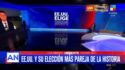 Estados Unidos ELIGE PRESIDENTE en la elección MÁS PAREJA de la historia