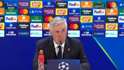 Rueda de prensa de Ancelotti tras el Real Madrid 1 Milan 3 de la Champions
