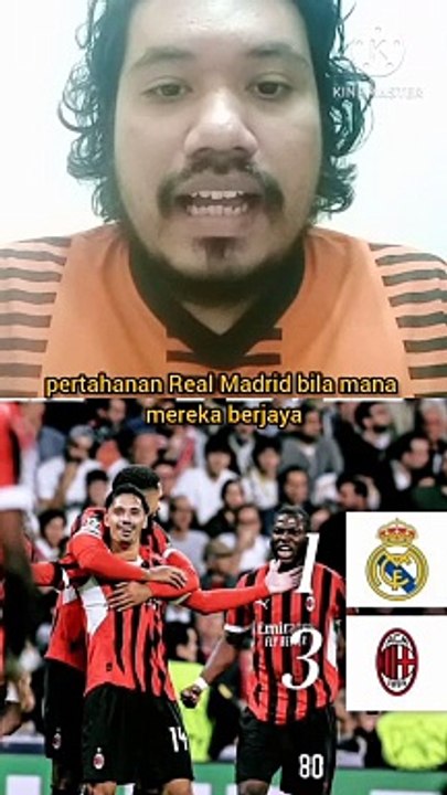 Real Madrid vs Ac Milan 1-3