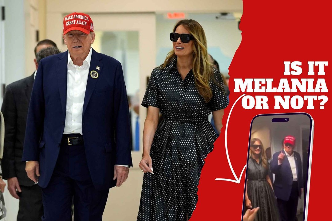 Is it Melania or not? "Fake Melania" returns on election day and sets the social media ablaze
