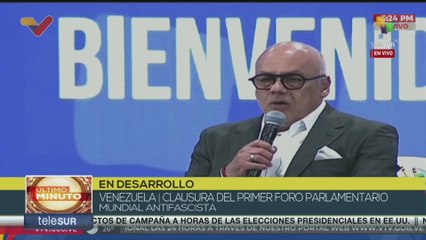 Jorge Rodríguez: Se conformaron 7 mesas de trabajo para evaluar la denuncia y las diversas expresiones del fascismo