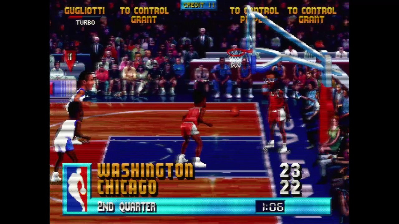 NBA Jam (M.A.M.E) I beat all NBA Teams and finished NBA Jams
