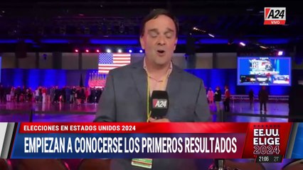 ELECCIONES EN EE.UU.: COMIENZAN A CONOCERSE LOS PRIMEROS RESULTADOS