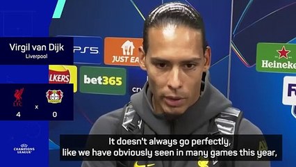 Liverpool still a work in progress - Van Dijk