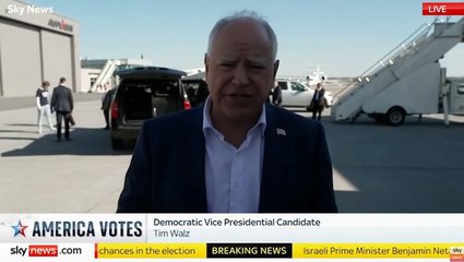 Walz believes Trump ‘probably will’ concede election if he loses