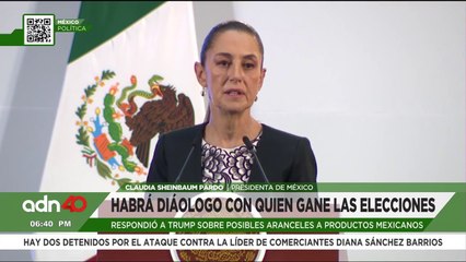 "Va a haber buena relación" con EE.UU. responde Sheinbaum a Trump tras amenaza sobre aranceles