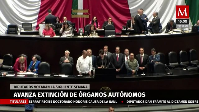Cámara de Diputados dan trámite al dictamen para la extinción de organismos autónomos