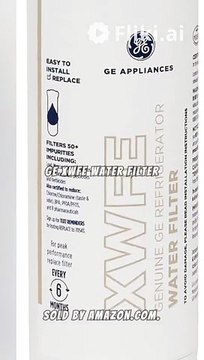 GE XWFE Refrigerator Water Filter, Genuine Replacement Filter