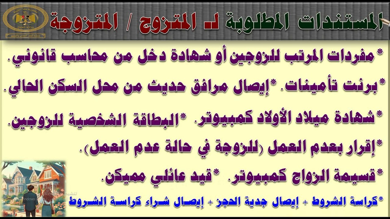 المستندات المطلوبة لكل المتقدمين للحصول على شقق الإسكان الجديد 2024