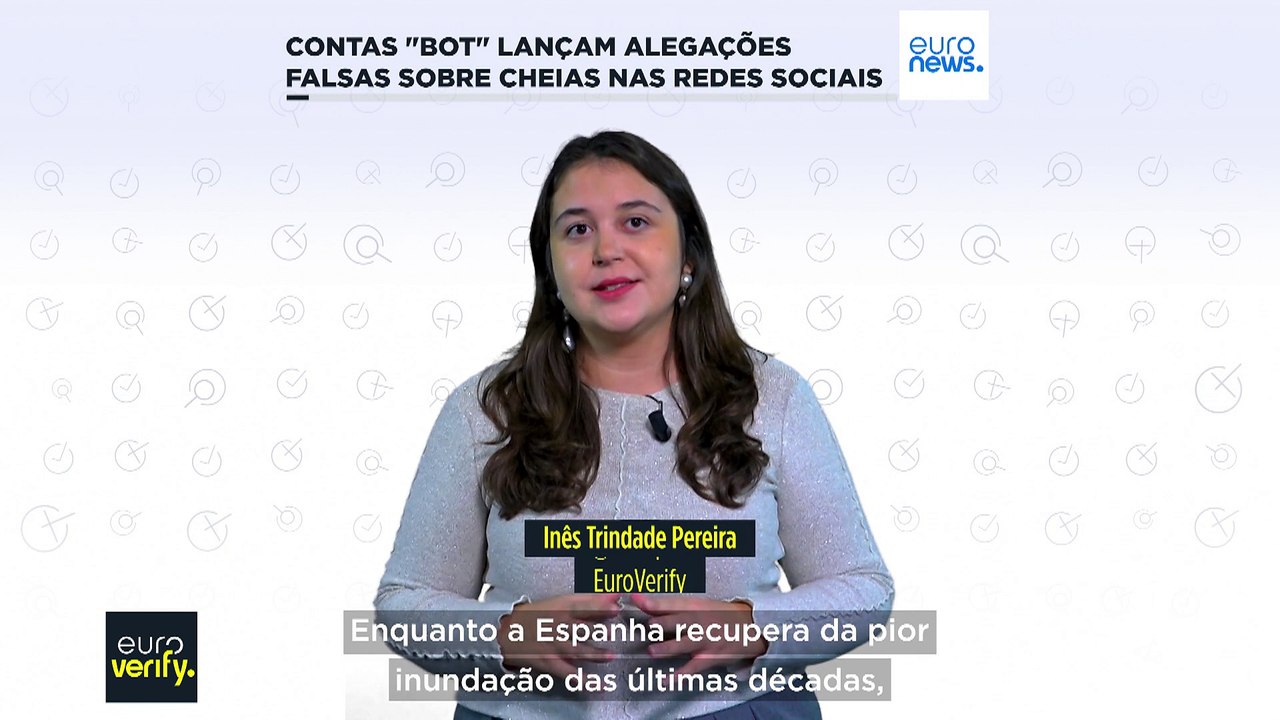 Contas "bot" inundam redes sociais espanholas com alegações falsas sobre inundações