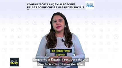 Contas "bot" inundam redes sociais espanholas com alegações falsas sobre inundações