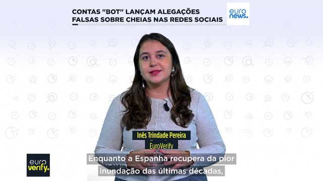 Contas bot inundam redes sociais espanholas com alegações falsas sobre inundações