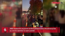 ABD başkanlık seçiminin kritik eyaletlerinden Pensilvanya'da oy verme işlemleri 2 saat uzatıldı