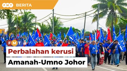Tuntutan kerusi Amanah-Umno Johor gambarkan kerjasama akar umbi lemah