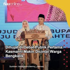 Dihujat di Debat Publik Pertama: Kasmarni Makin Dicintai Warga Bengkalis