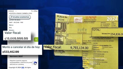 tn7-Mujer denuncia que su marchamo pasó de ₡250 mil en 2023 a ₡500 mil este año-051124