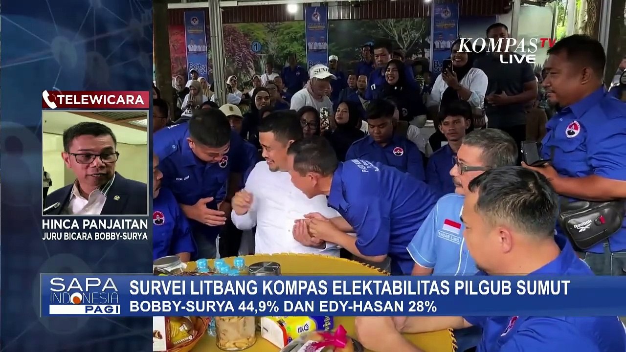 [FULL] Jubir-Pengamat soal Hasil Survei Elektabilitas Pilgub Sumut: Strategi Bobby & Edy Gaet Suara
