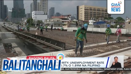 PHL Statistics Authority - Unemployment rate nitong Setyembre, 3.7% o 1.89M na Pilipino | Balitanghali