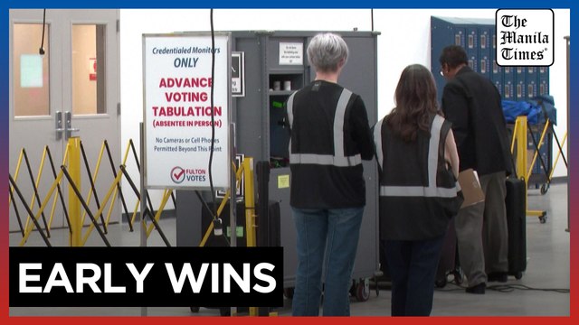 Votes are being counted, stages are being set for Harris and Trump on Election Day