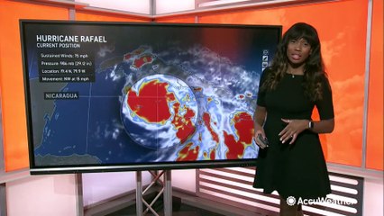 Rafael becomes a hurricane on its path toward Cuba