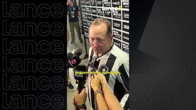 Dono do Botafogo, John Textor fala sobre emprestar Nilton Santos ao Vasco