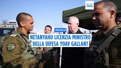 Netanyahu licenzia il ministro della Difesa Yoav Gallant