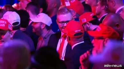 I supporter di Donald Trump in attesa a West Palm Beach