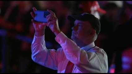 I supporter di Donald Trump in attesa a West Palm Beach