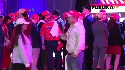 Suasana Nonton Bareng Hasil Penghitungan Suara Pilpres AS