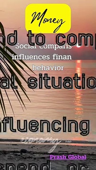 Social comparison influences financial behavior