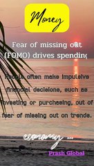 Fear of missing out (FOMO) drives spending