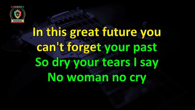 Bob Marley - No Woman No Cry (Karaoke Version)