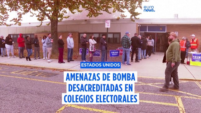 Elecciones EE.UU. 2024 | Falsas amenazas de bomba empañan la votación en varios estados