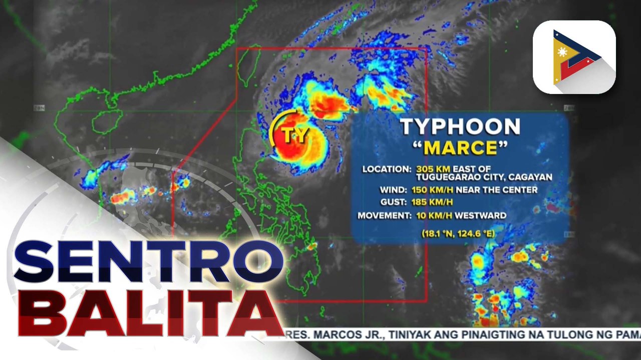 Typhoon #MarcePH, lumakas pa at posibleng mag-landfall sa Babuyan Islands;
