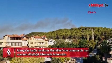 Antalya'da paramotor düştü! Bölgeye ekipler sevk edildi