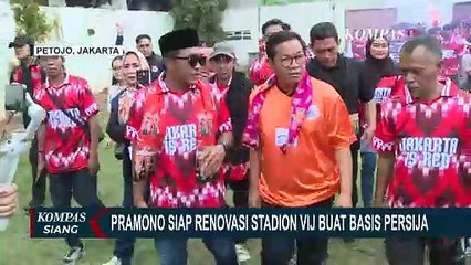 Kunjungi Stadion VIJ, Pramono Janji Renovasi untuk Basecamp Persija