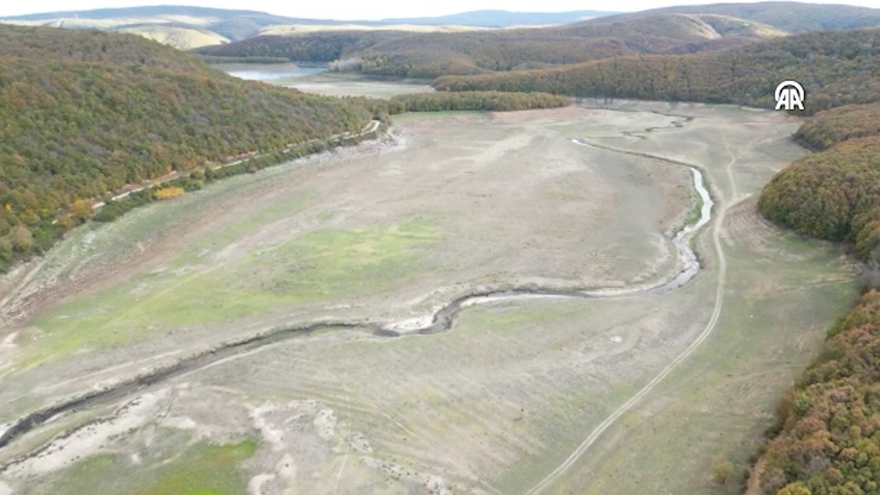 İstanbul'a su sağlayan Kırklareli Kazandere Barajı'nın doluluk oranı yüzde 8