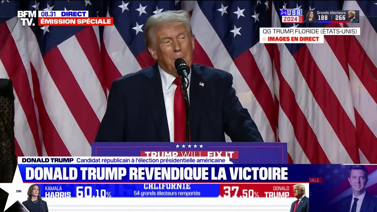 "Nous avons remporté le vote populaire", assure Donald Trump
