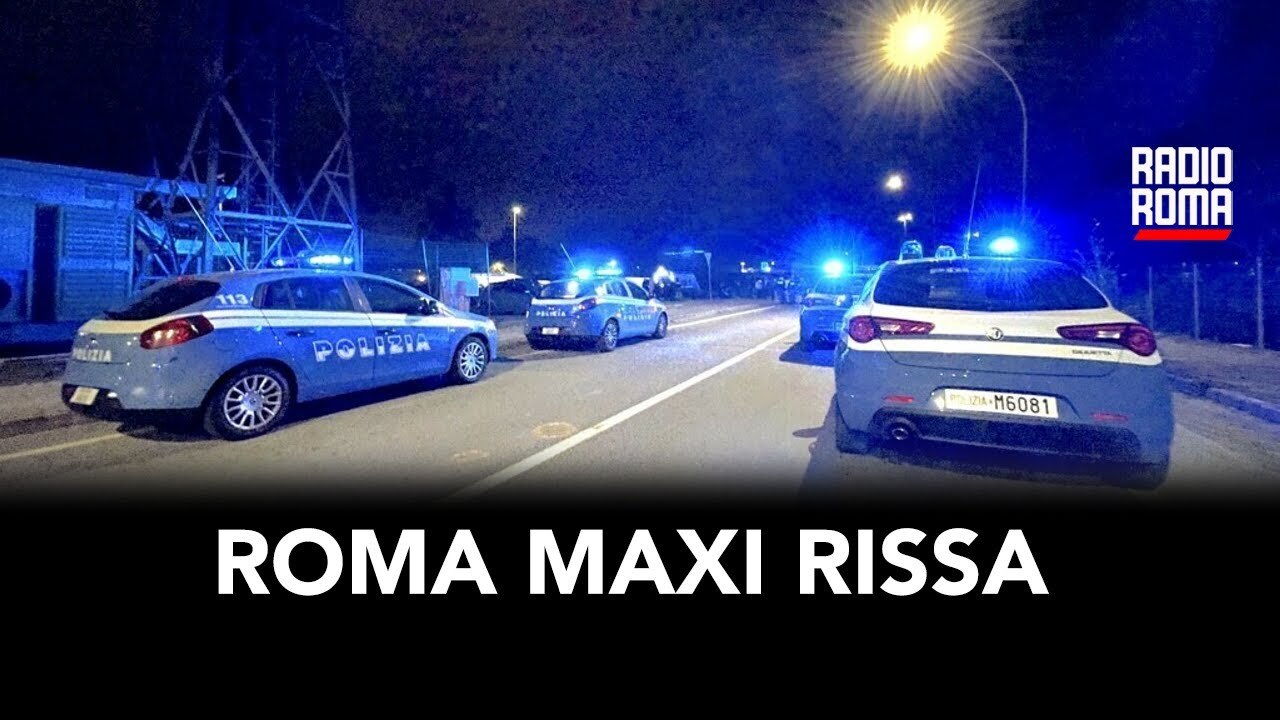 ROMA, MAXI RISSA A BATTISTINI: 15 PERSONE COINVOLTE