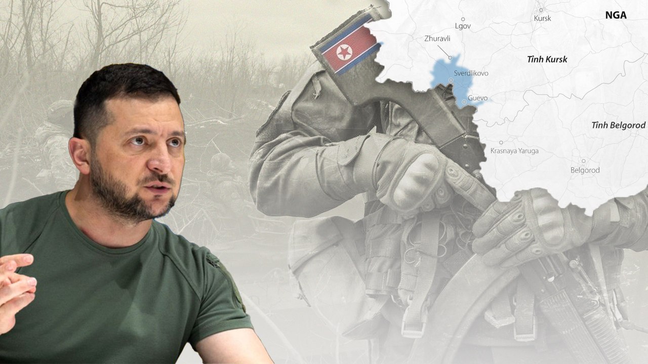 Tổng thống Zelensky: Binh sĩ Triều Tiên và Ukraine giao chiến lần đầu tiên ở Kursk