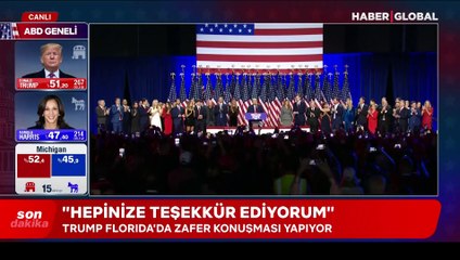 Donald Trump zaferini ilan etti: ABD'nin 47. başkanıyım