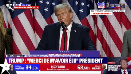 Donald Trump: "Dieu m'a épargné pour une raison: sauver notre pays"
