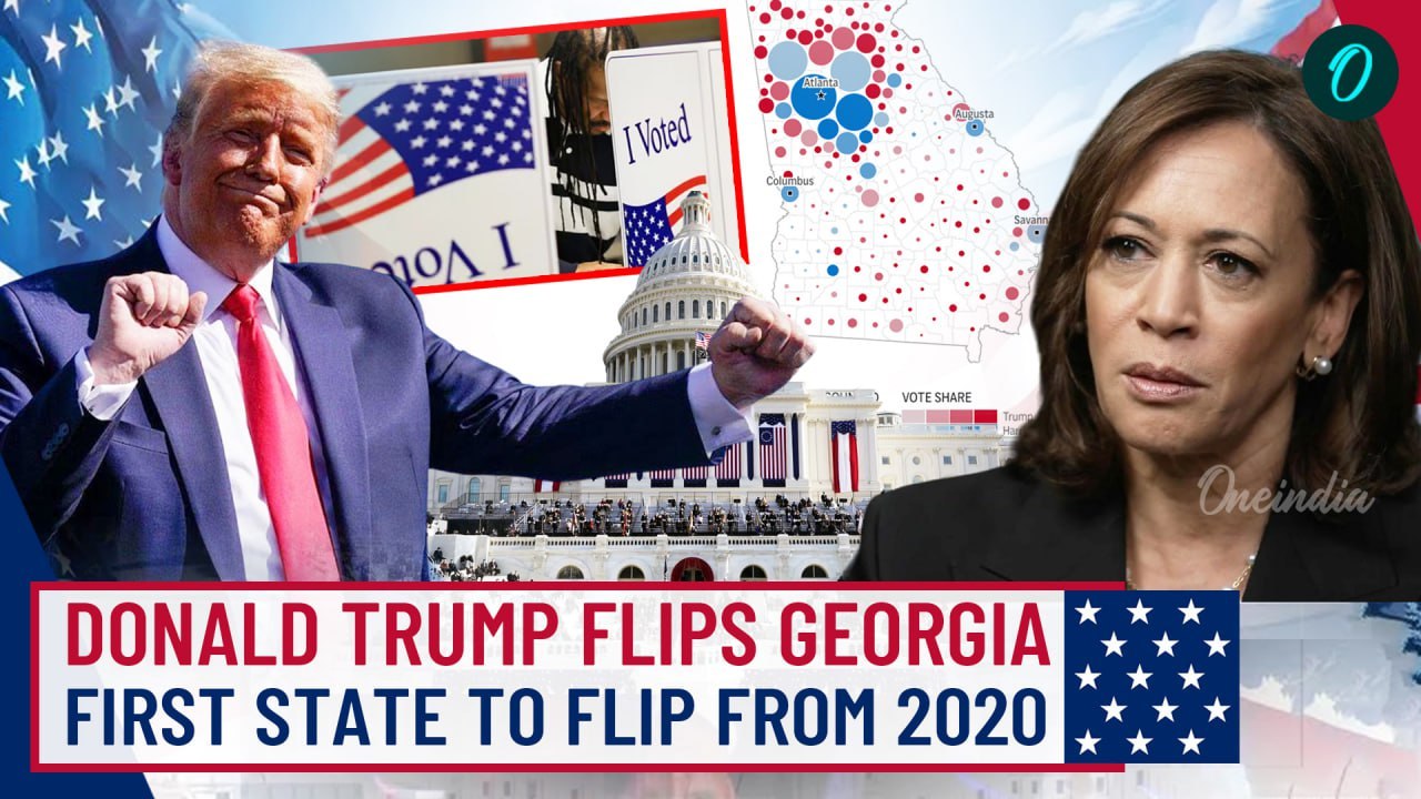 U.S Election Results: BIG BLOW To Harris, Trump Takes Georgia| Second Battleground Victory for Trump
