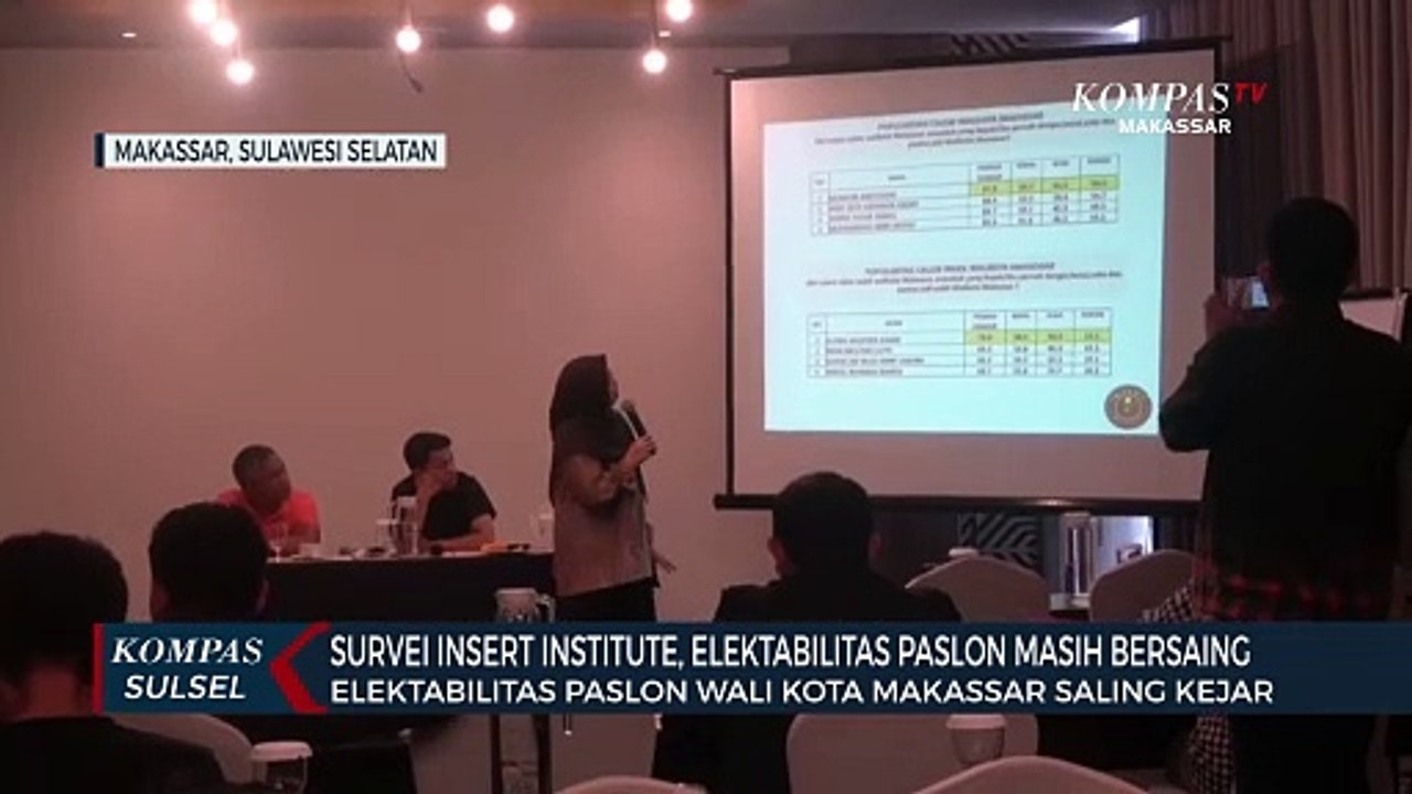 Survei insert institute, Elektabilitas paslon masih bersaing