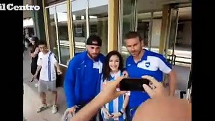 Il Pescara calcio a Novara in treno