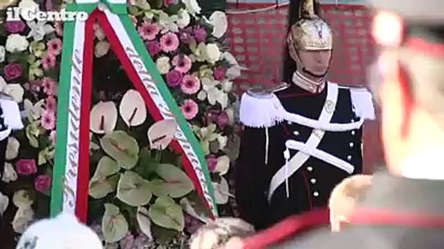 Mattarella all'Aquila, l'omaggio alla Casa dello studente