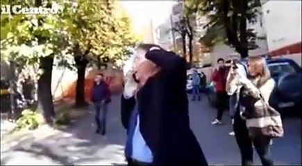 L'Aquila, crollo in pieno centro, chiuse tre strade